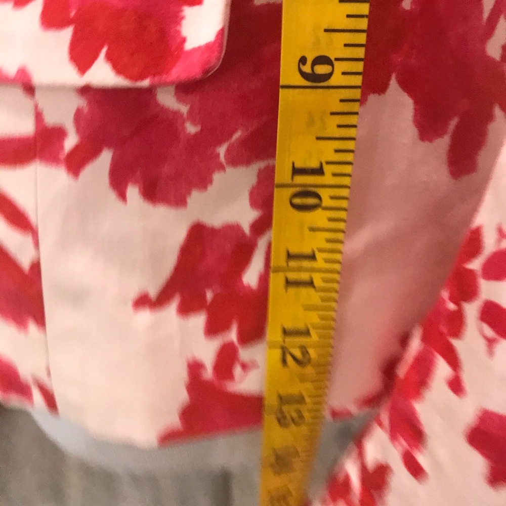 7th Ave Floral blazer size 4 - Picture 3 of 8